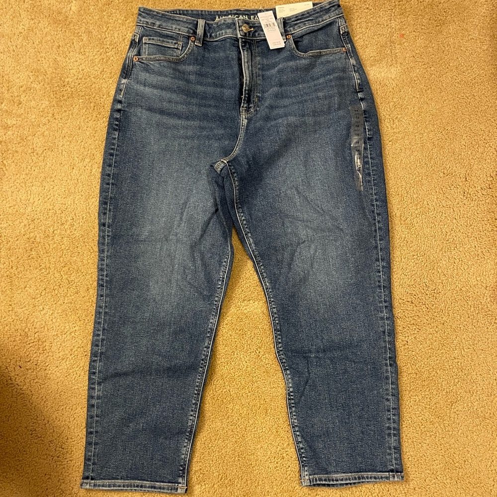 NWT sz 14 American Eagle Mom jeans